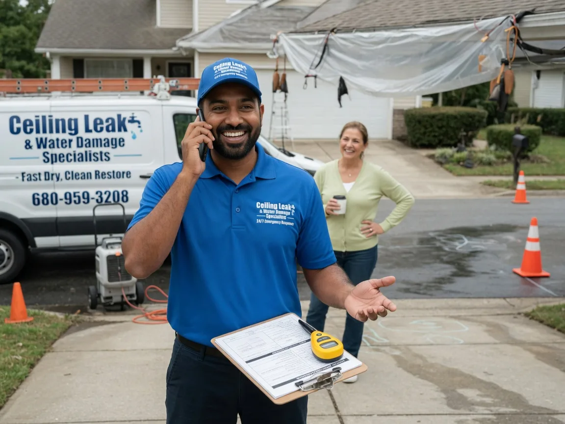 Ceiling Leak Cleanup Bridgeton, MO FAQs